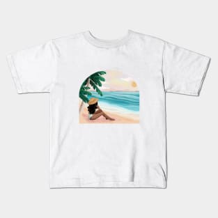 Day On The Beach 3 Kids T-Shirt